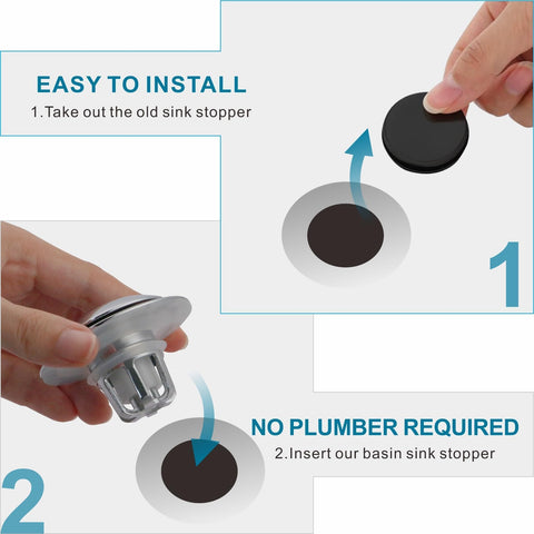 WELSAN universal-fit drain hole supports 1-1/8 to 1-1/2 inch drains