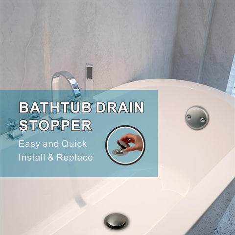 WELSAN universal pop-up drain with lift and turn action.