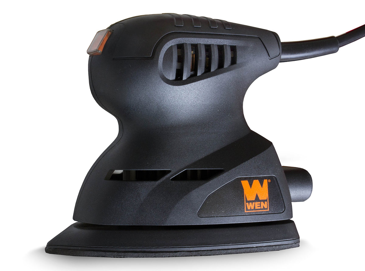 WEN 6301 detailing sander pad close-up showing precision shaping and control
