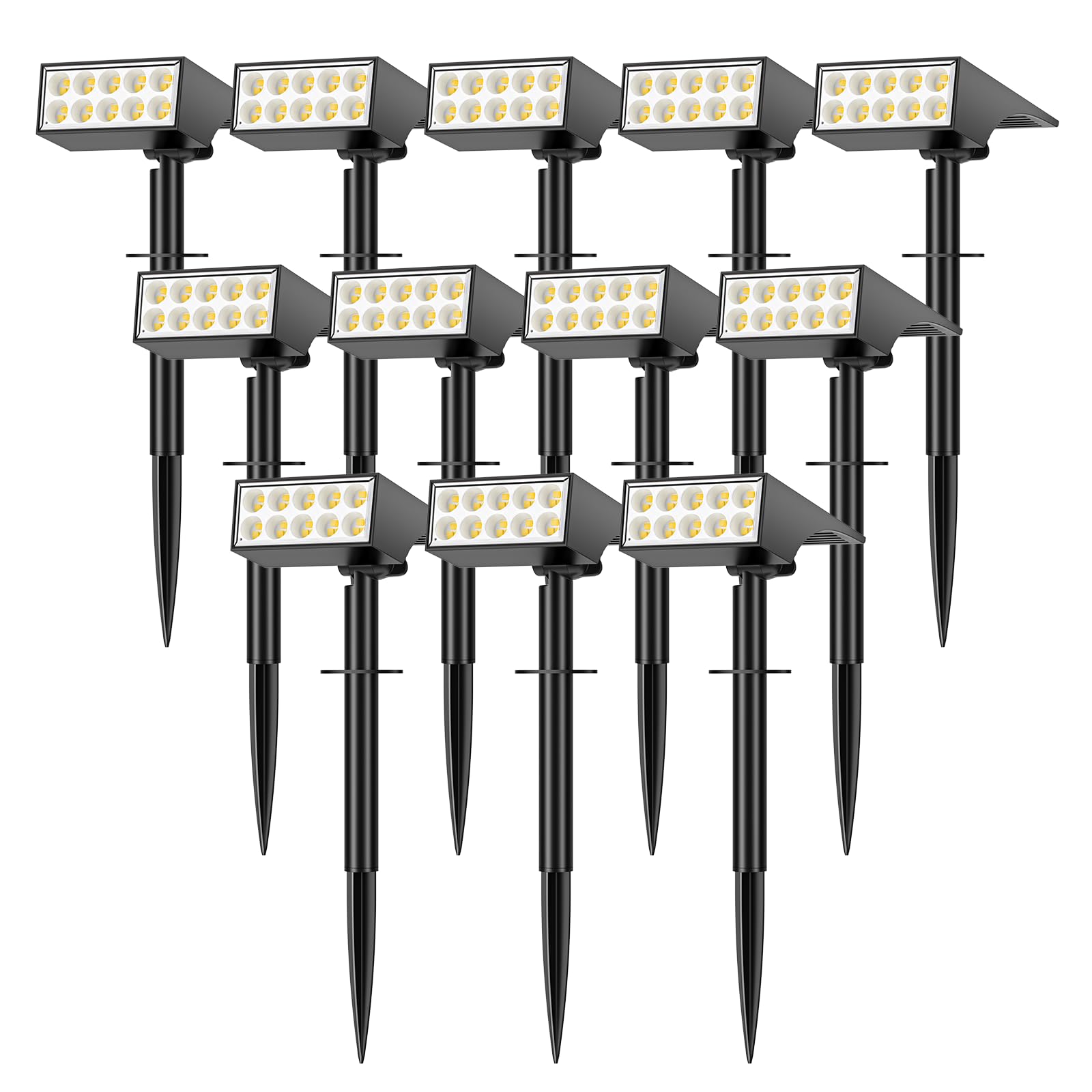 WENATY IP65 outdoor solar light lighting the front door with bright daylight