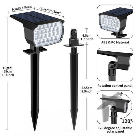 WENATY color-changing solar lights offer easy installation anywhere