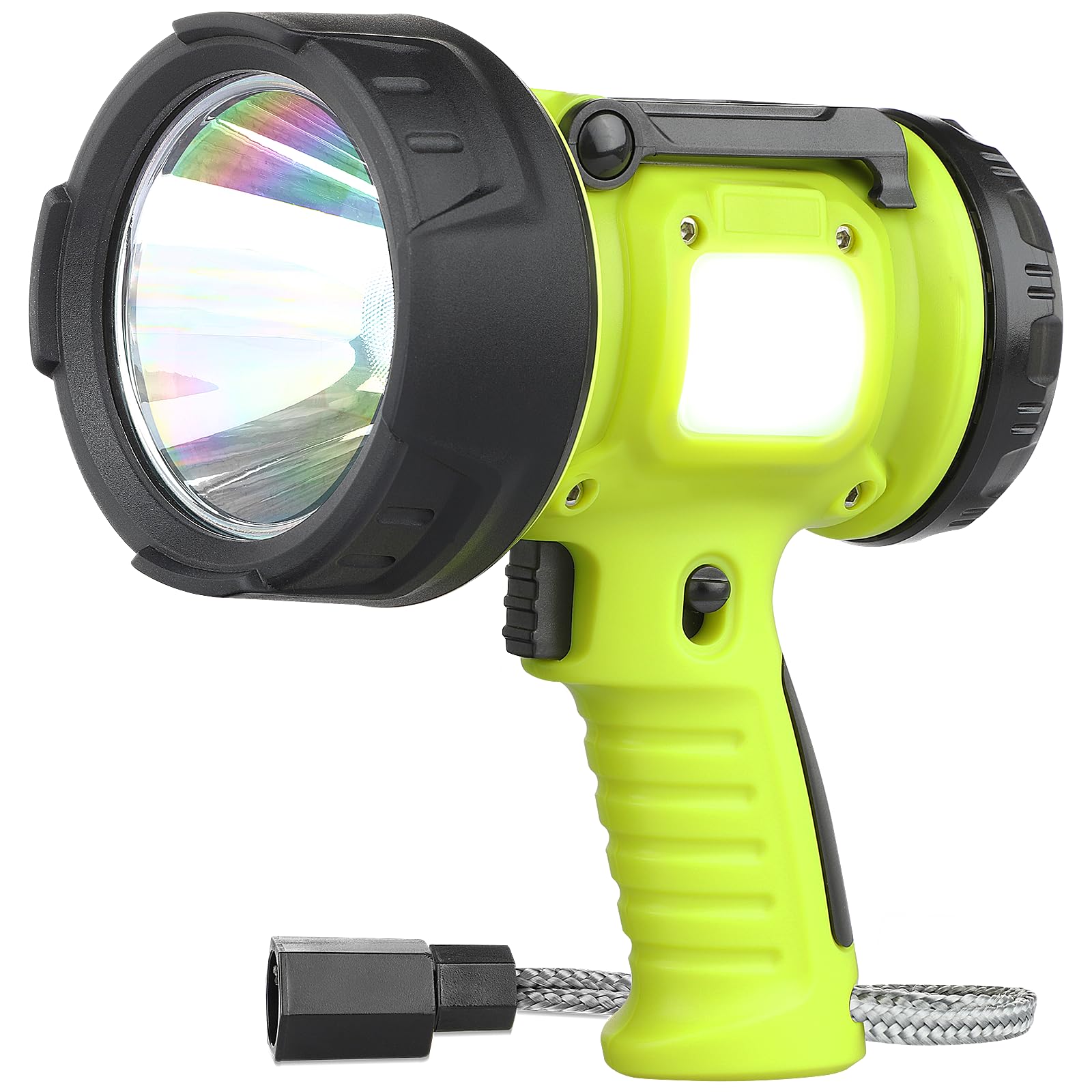 WENFENG Large ergonomic handle improves grip during camping or emergencies.
