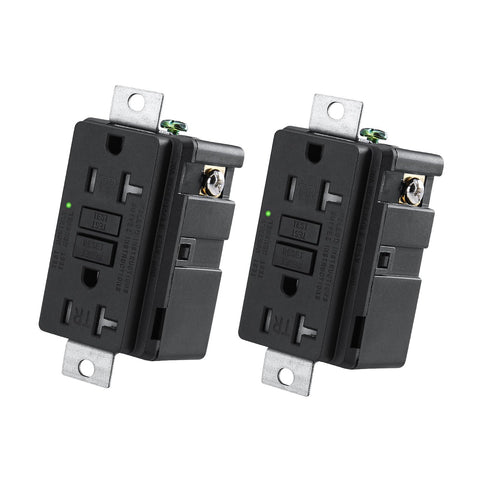 WENGART GFCI outlet with nylon oil-resistant body designed for harsh industrial environments.