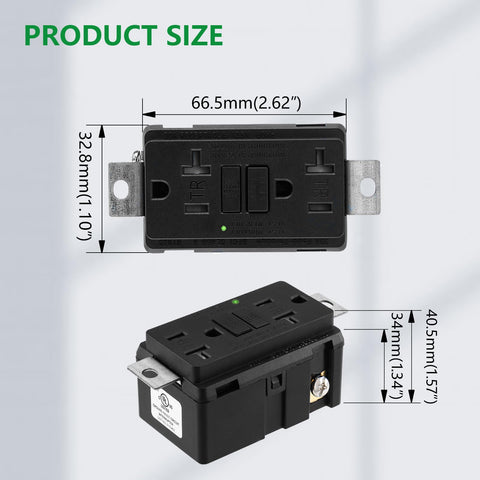 WENGART GFCI features an indicator light and built-in monitoring.
