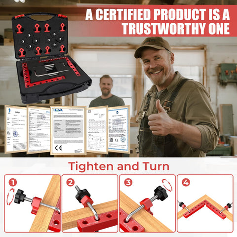 WenCrew fixing blocks and bolts simplify quick assembly