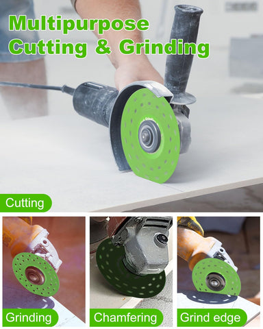 WENHUALI discs compatible with angle grinders and diamond saws for versatile setups.