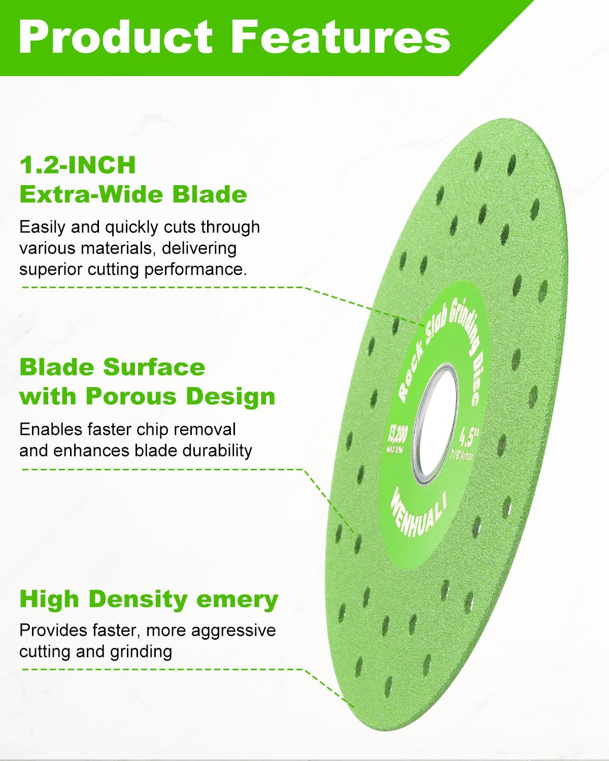 WENHUALI multi-pore blades provide rapid heat dissipation for smoother cuts.