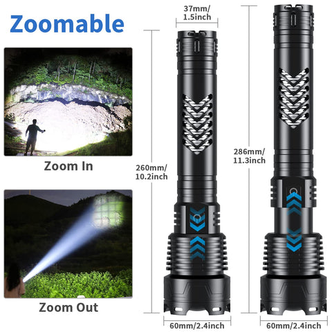 Weoxi five-modes flashlight showing versatility for any situation