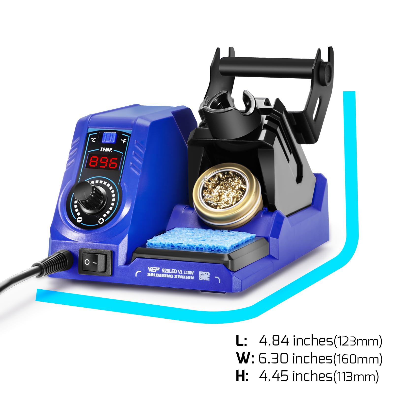 WEP 926LED V1 110W heating element delivering fast, stable heat
