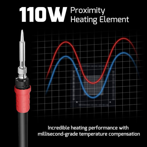 WEP 926LED V1 digital temperature display close-up for exact settings