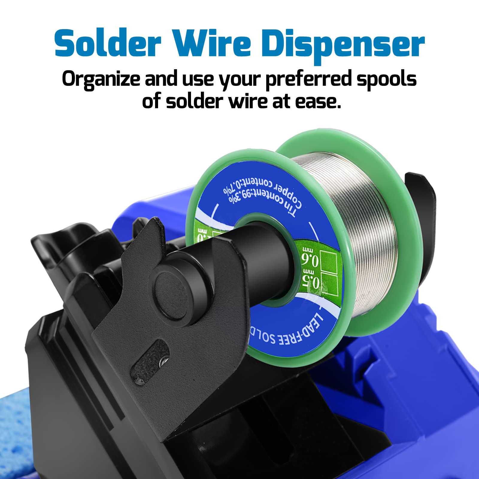 WEP 926LED V1 tip cleaner storage keeps tools organized