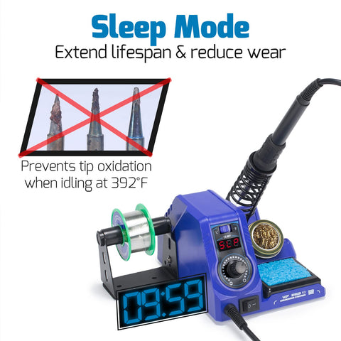 Sleep mode on WEP 926LED V3 to reduce tip wear during pauses