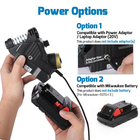 WEP 937D-I auto sleep and shutdown help prevent overheating during breaks.