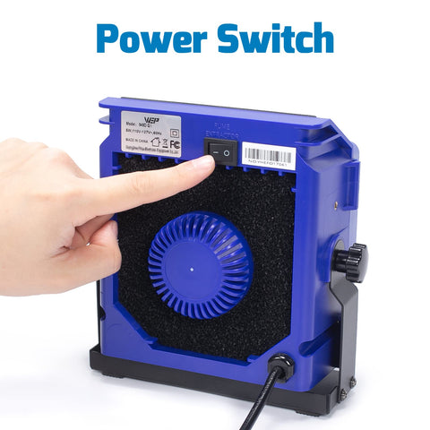 WEP 948DQ-I side fenders minimize disruptive airflow during extraction