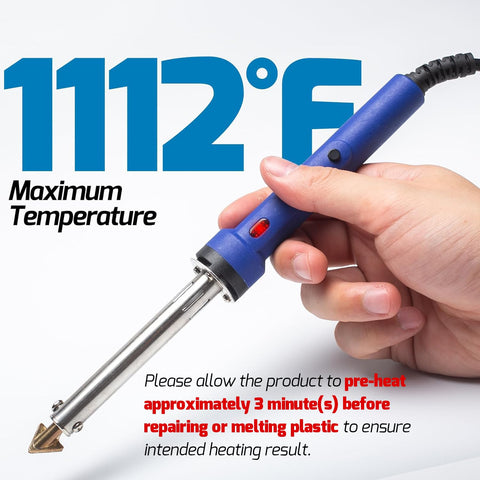 WEP 960-IV triangular medium-tip used on mid-size repairs.