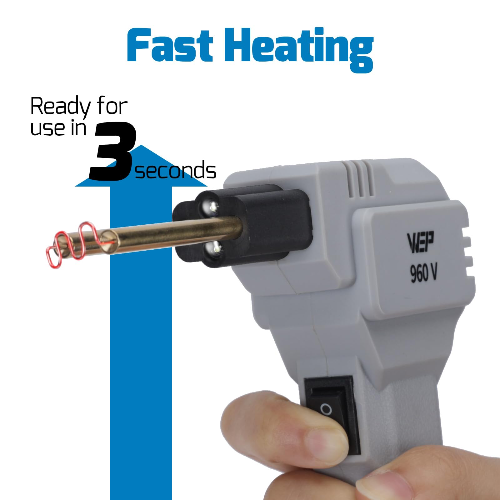 WEP safety features help prevent overheating during welding.