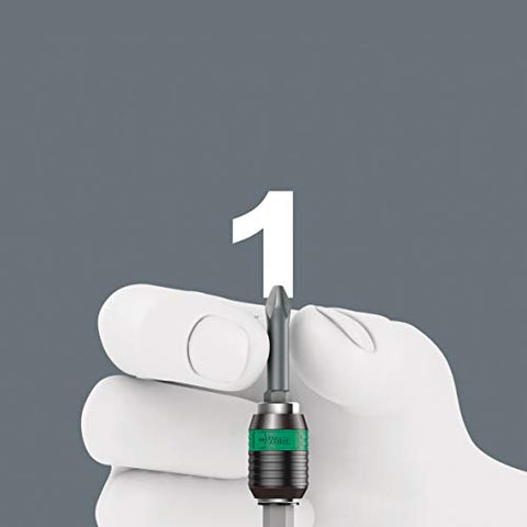 Wera 416 RA T-Handle bitholding screwdriver compact footprint for small spaces