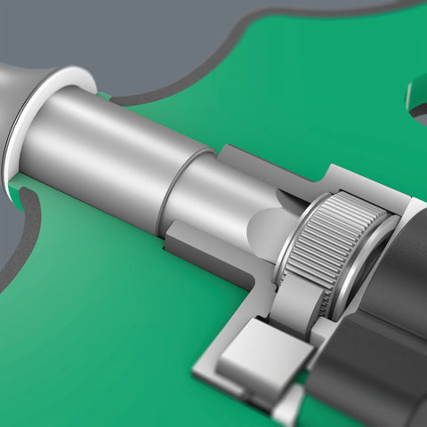 Wera 416 RA T-Handle bitholding screwdriver side grip for comfortable use