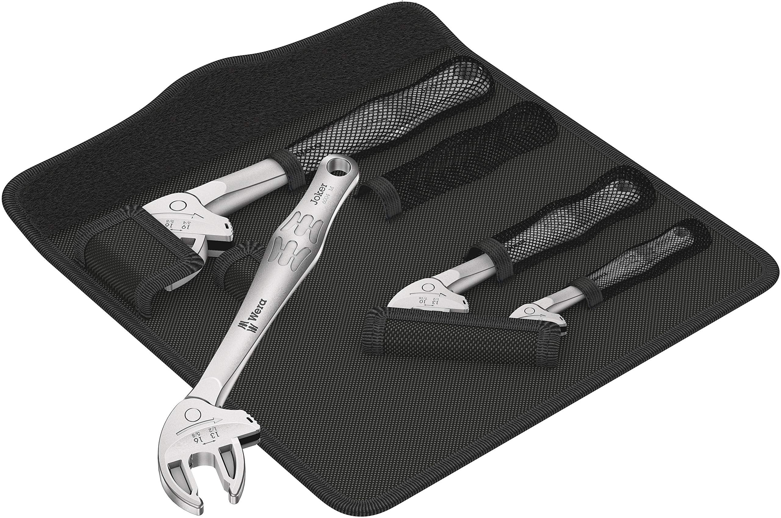 Wera 6004 Joker 4 Set in case view for organized tool storage and quick access.