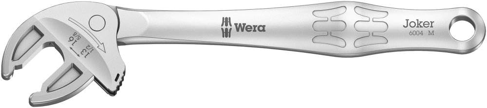 Wera 6004 Joker M wrench with flexible 13-16 mm range for versatile fastening.