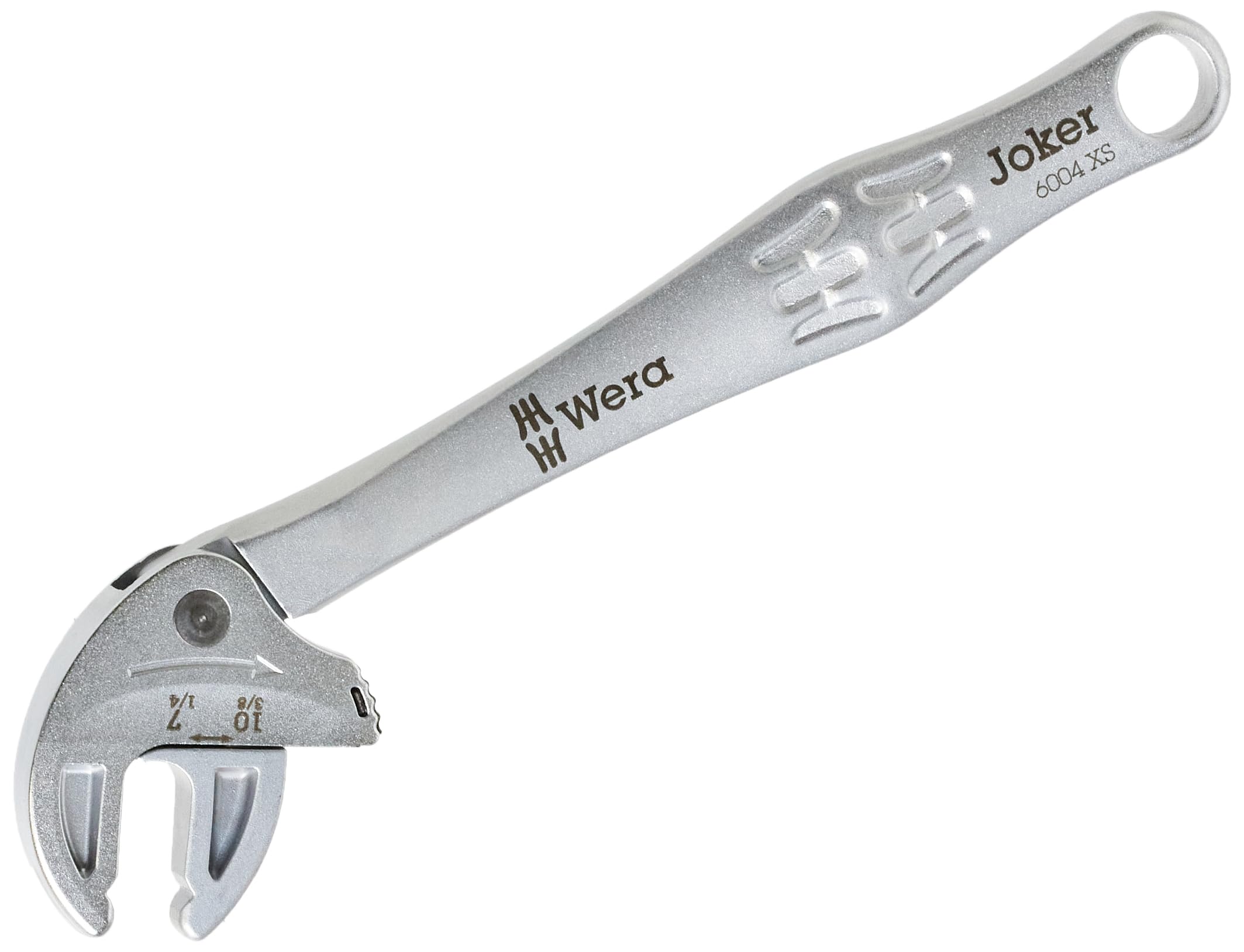 Wera 6004 Joker XS front package view highlights compact versatility.