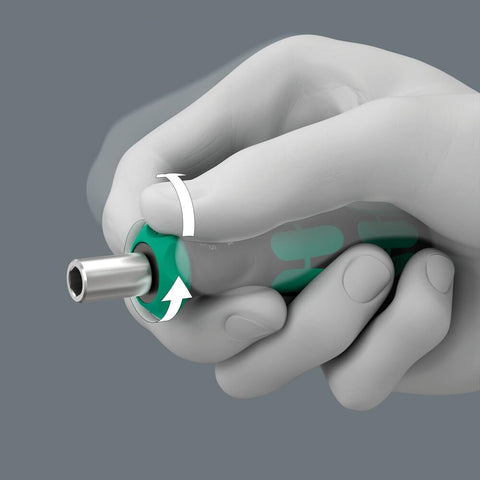 Wera 838 RA S BitHold 102 mm length highlighted in product shot.