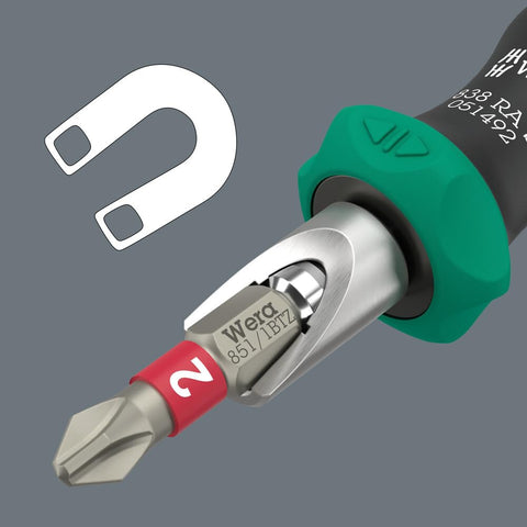 Wera 838 RA S BitHold packaging and tool preview.