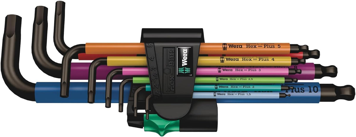Wera 950 SPKL/9 SM N SB long-arm hex key set packaging for storage