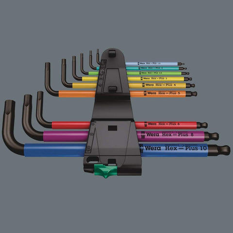 Wera 950 SPKL/9 SM N SB long-arm hex key with precision tip for accurate fit