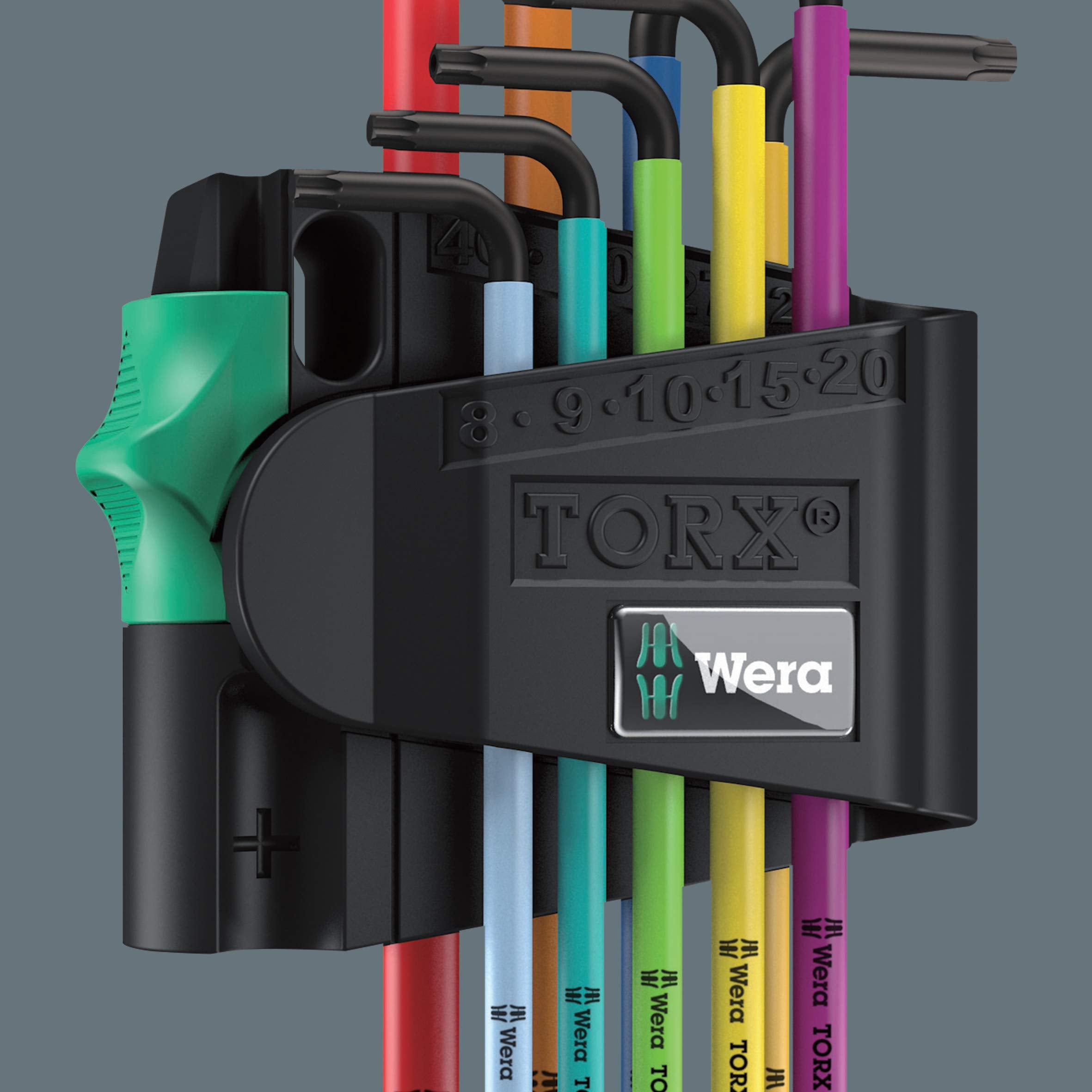 Wera L-key set on workbench for everyday repair projects.