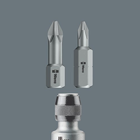 Wera adaptor for 1/4 drive enables secure, quick bit swaps