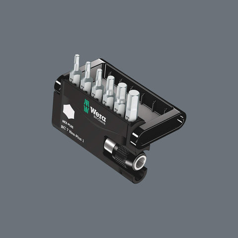 Wera bit-check features a compact design for safe, portable storage.