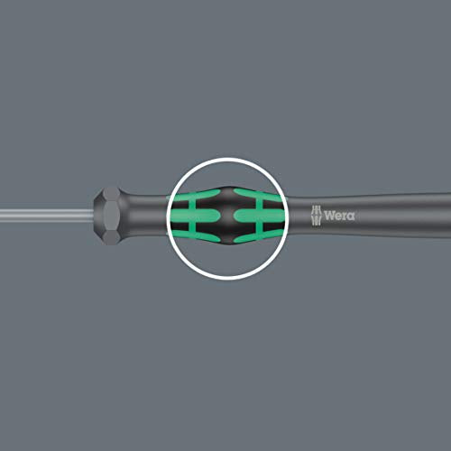 Wera Black Point tip design delivers long service life and corrosion resistance.