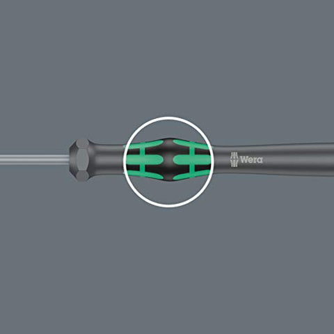 Wera Black Point tip design delivers long service life and corrosion resistance.