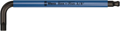 Wera hex key set with matte finish for durable use.