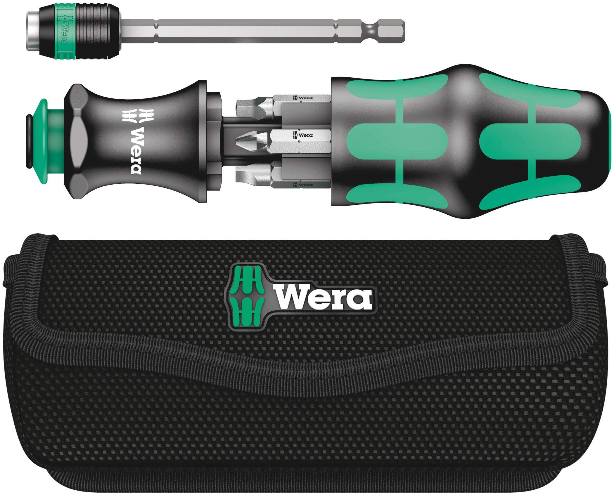 Wera KK26 bayonet blade extended for tight spaces