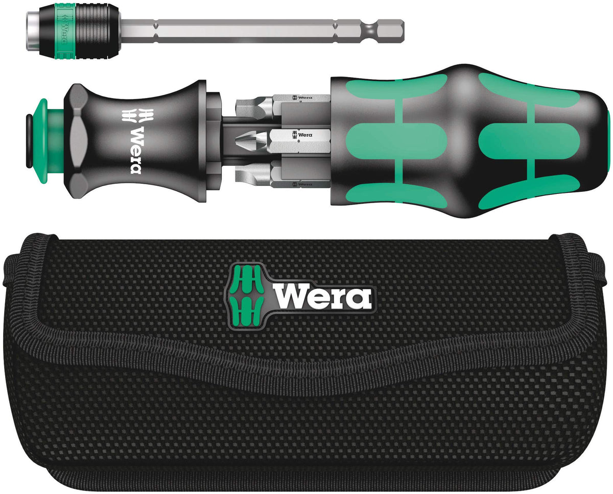 Wera KK26 bayonet blade extended for tight spaces