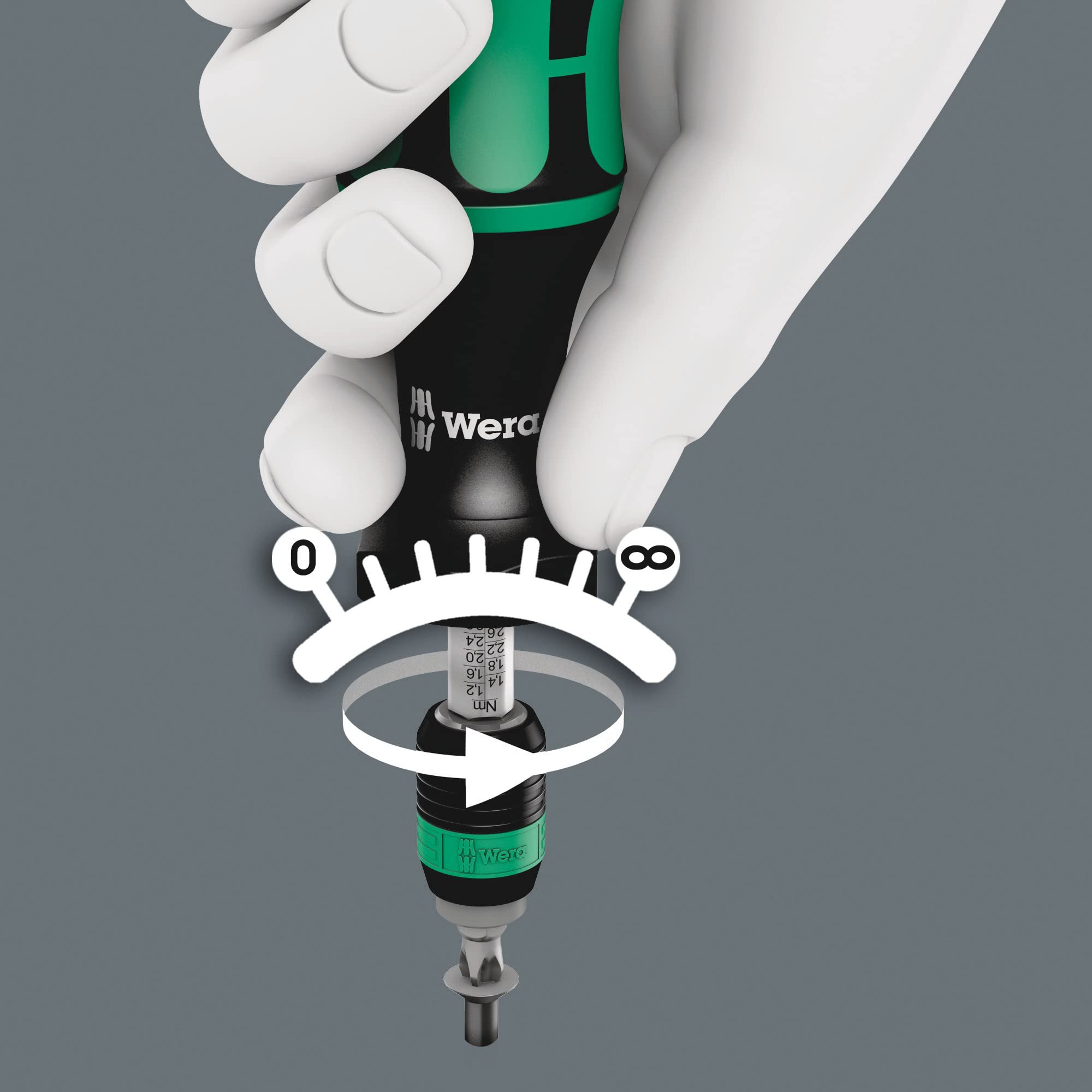 Wera Kraftform 7441 hex drive for 1/4-inch bits