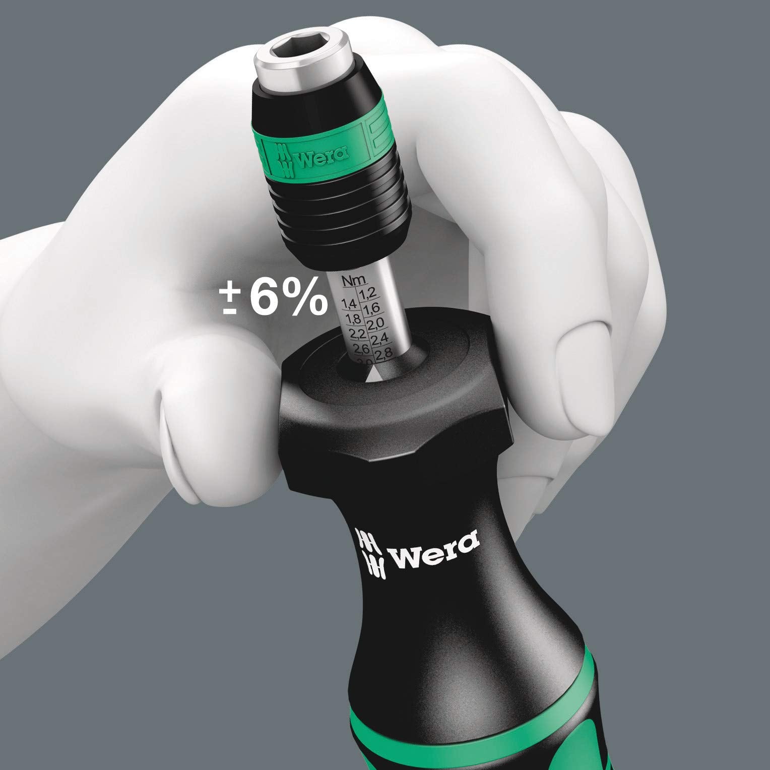 Wera Kraftform 7441 with Rapidaptor chuck enables rapid bit changes