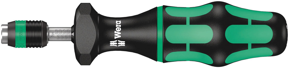 Wera Kraftform 7441 torque dial demonstrates adjustable torque for precise assembly
