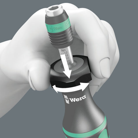Compact design of the Wera Kraftform 7446 for tight spaces.