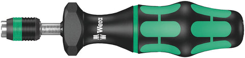 Wera Kraftform 7446 torque screwdriver with ergonomic handle for comfortable, extended use.