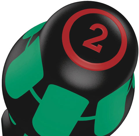 Wera Kraftform color-coded grip aids quick identification and efficient work.