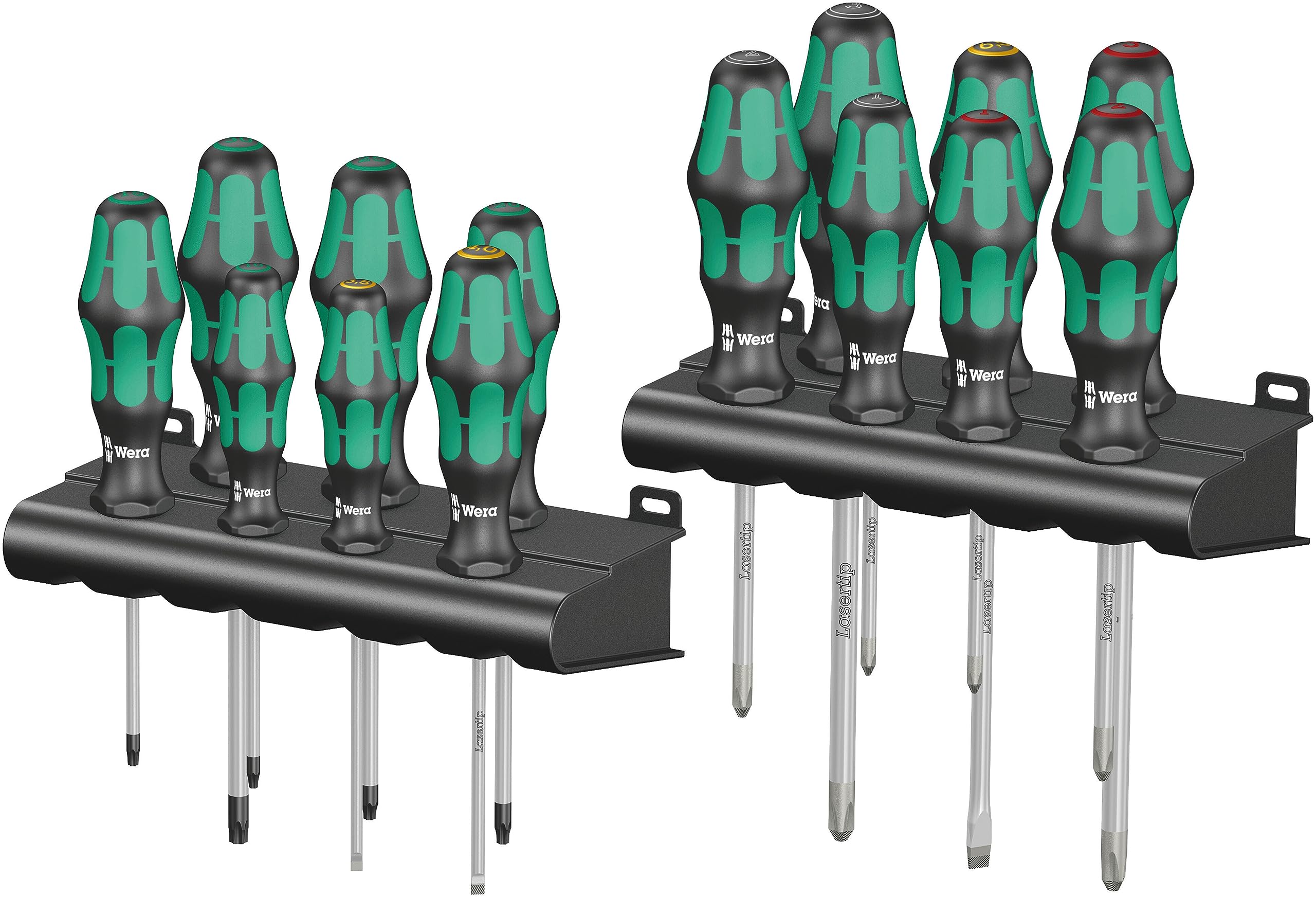 Wera Kraftform big pack screwdrivers for versatile fastening tasks.