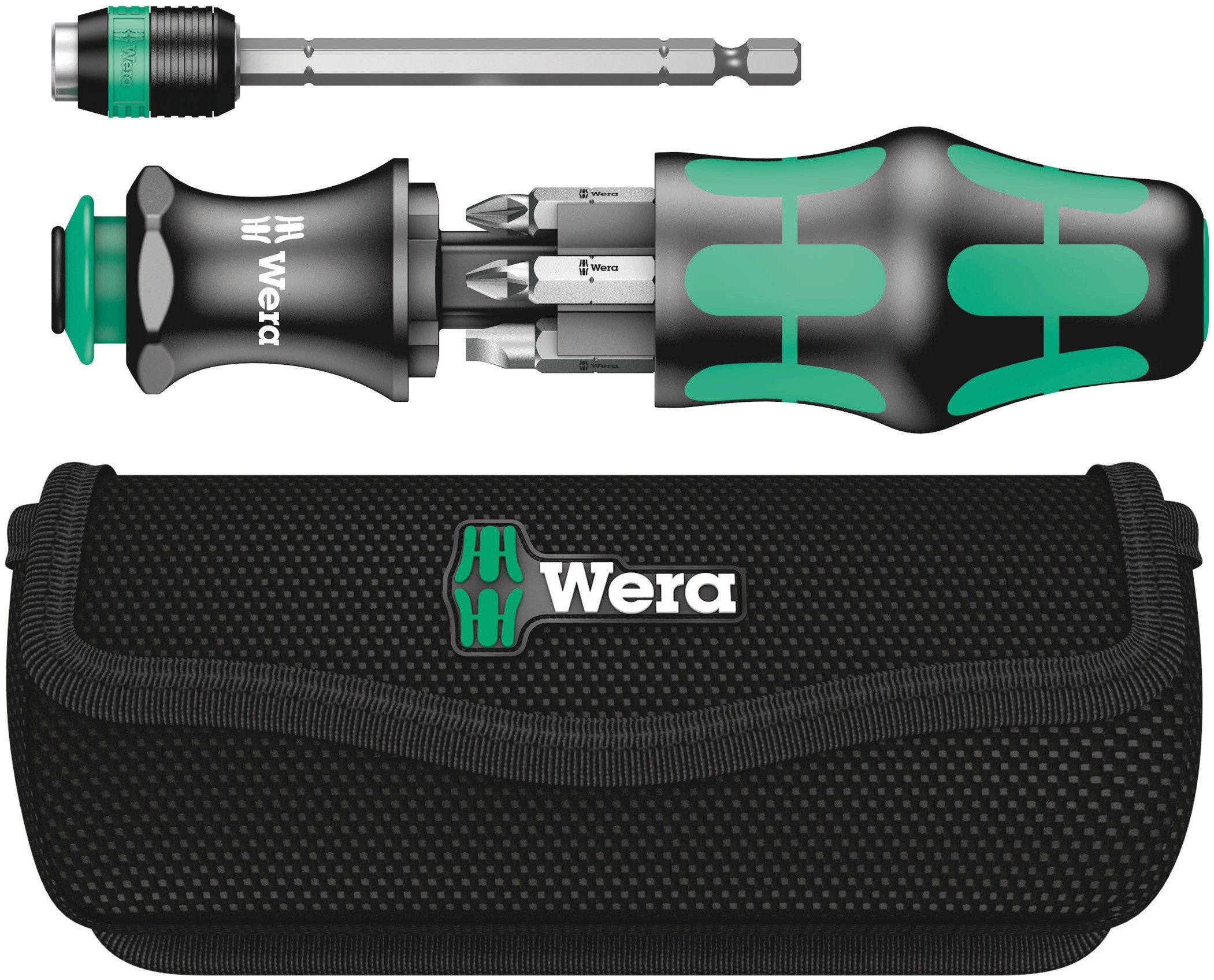Wera Kraftform Kompakt 20 bayonet blade extended for tight spaces and precise screws
