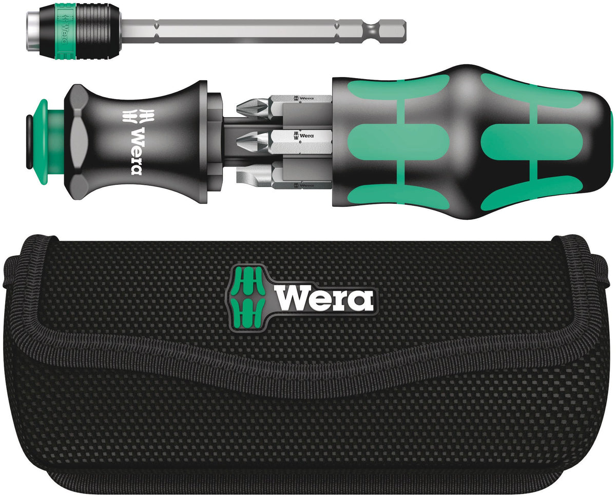 Wera Kraftform Kompakt 20 bayonet blade extended for tight spaces and precise screws