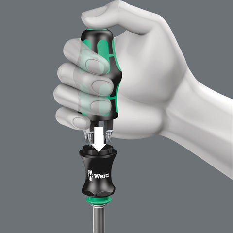 Wera Kraftform Kompakt 20 integrated bit storage keeps bits ready at hand