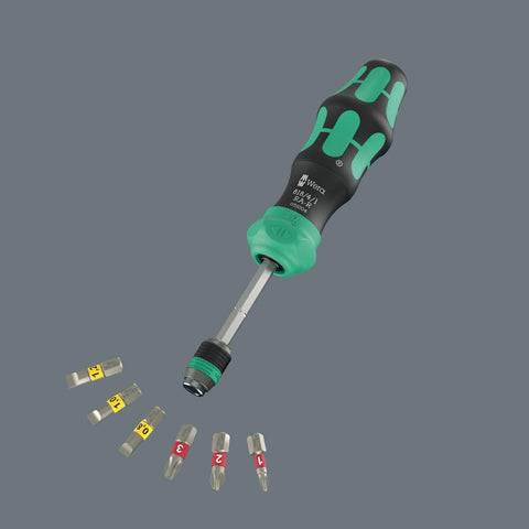 Wera KRAFTFORM KOMPAKT 20 RA-R torque sense supports precise driving.
