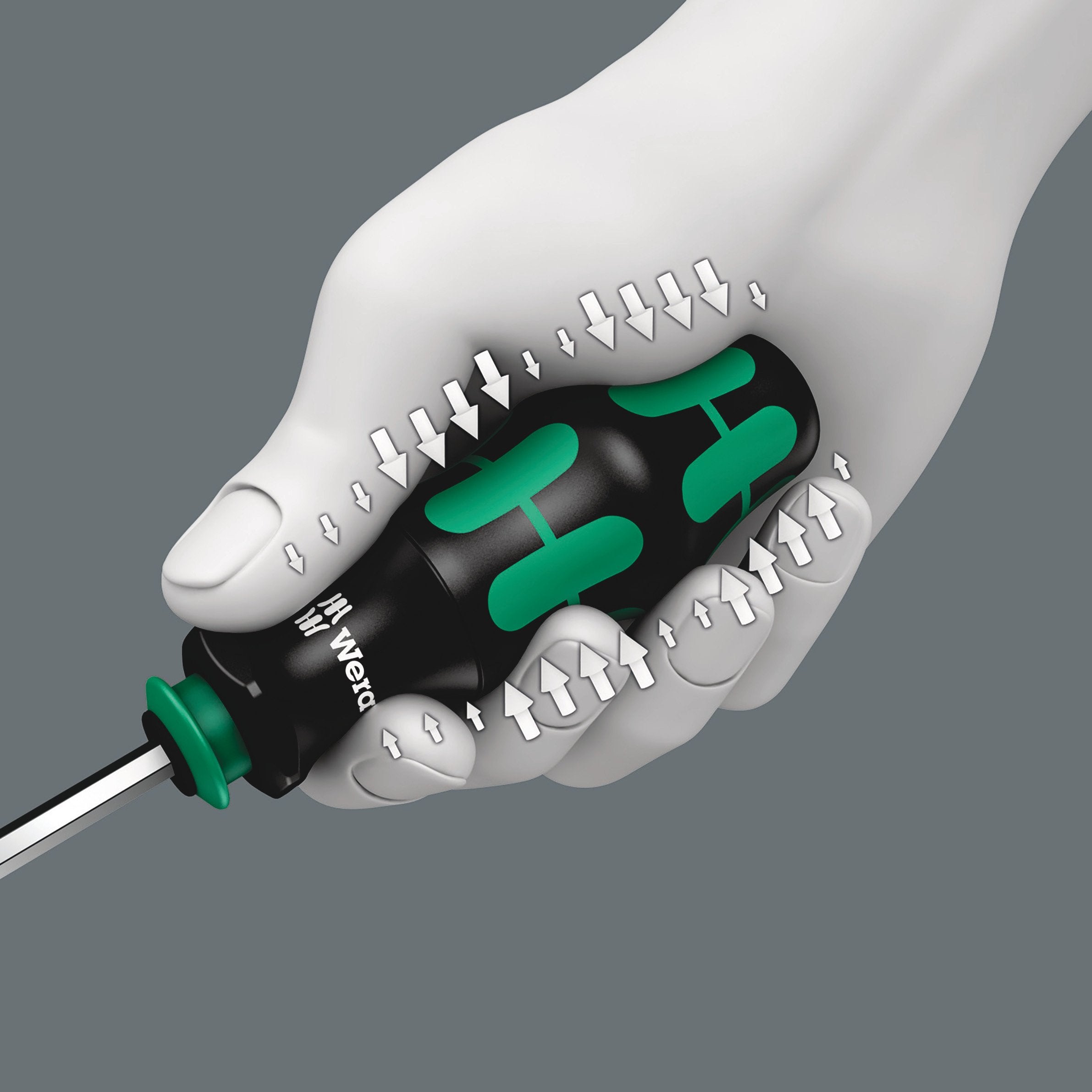 Wera Kraftform Kompakt 20 rapid one-handed bit changes in action