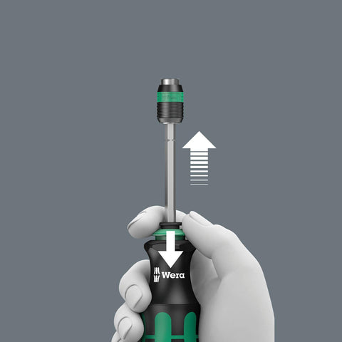 Wera Kraftform Kompakt 25 integrated bit storage keeps bits handy during work